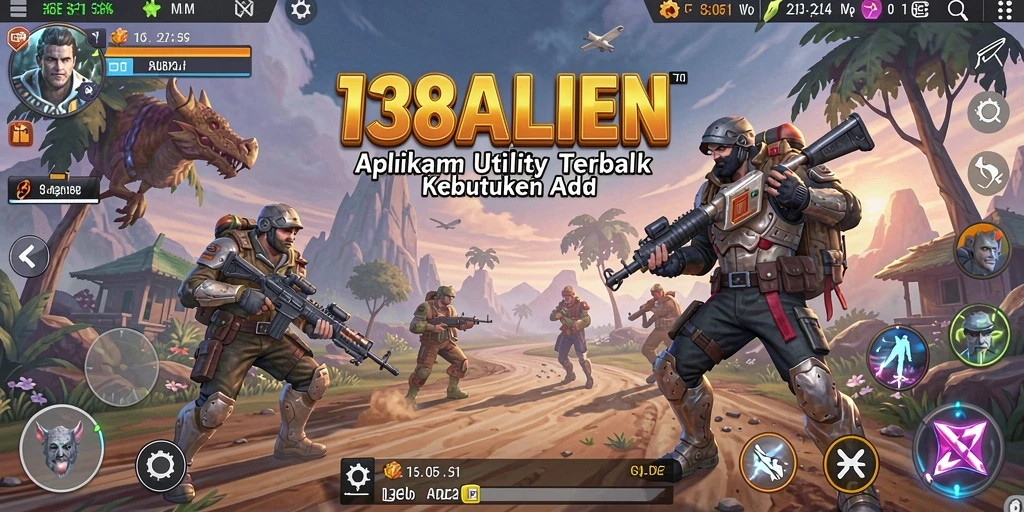Tampilan screenshot utama 138ALIEN yang menunjukkan fitur Utility.