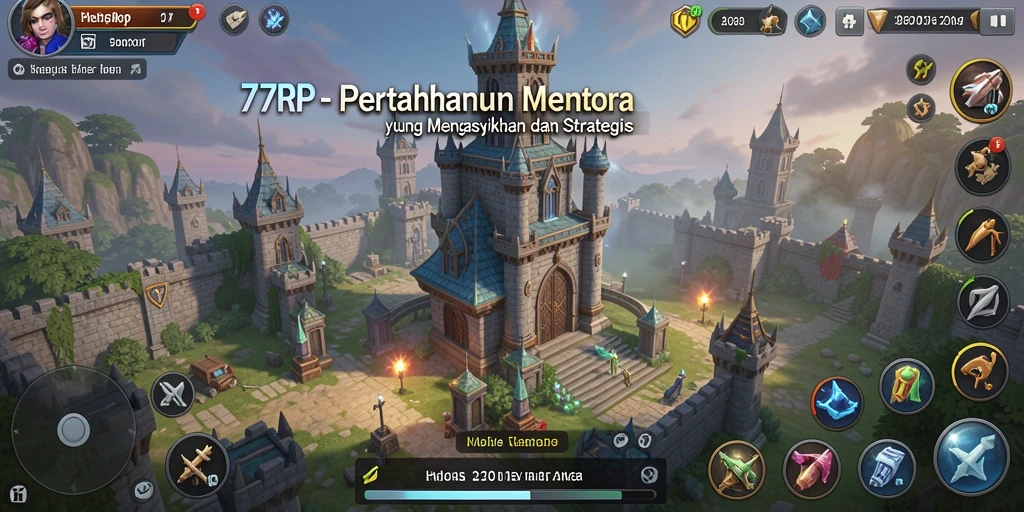 Tampilan menarik dari gameplay seru Tower Defense.