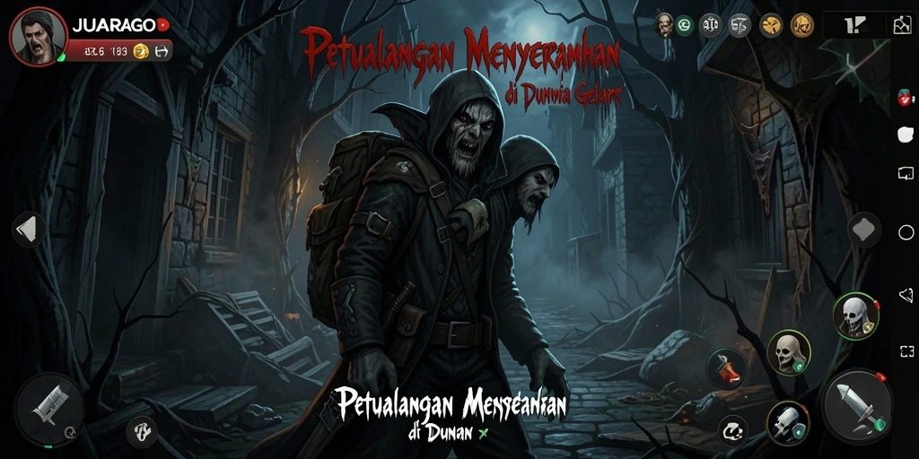 Tampilan menakutkan dari gameplay JUARAGO yang penuh ketegangan.