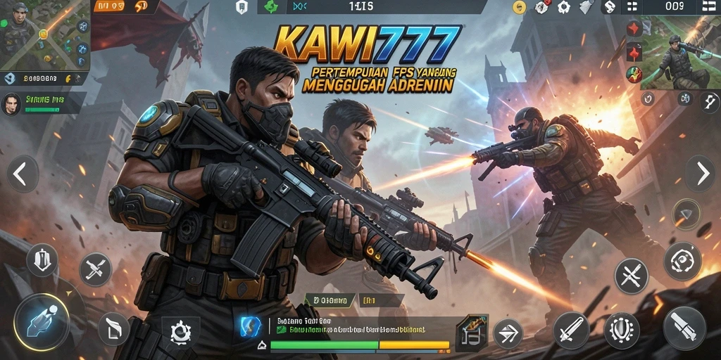 Gameplay intens di KAWI777 dengan pertempuran taktis.