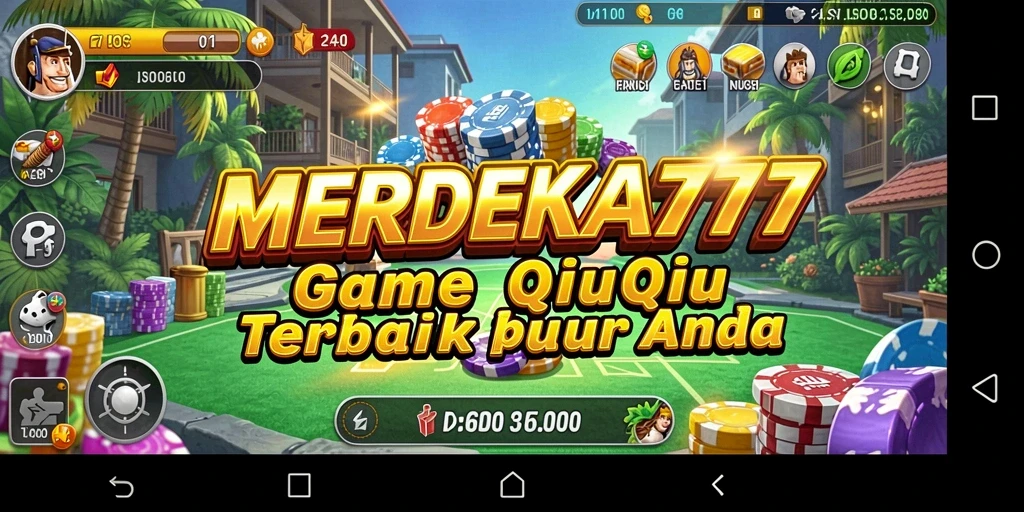 Gameplay seru dari MERDEKA777 saat bermain QiuQiu.