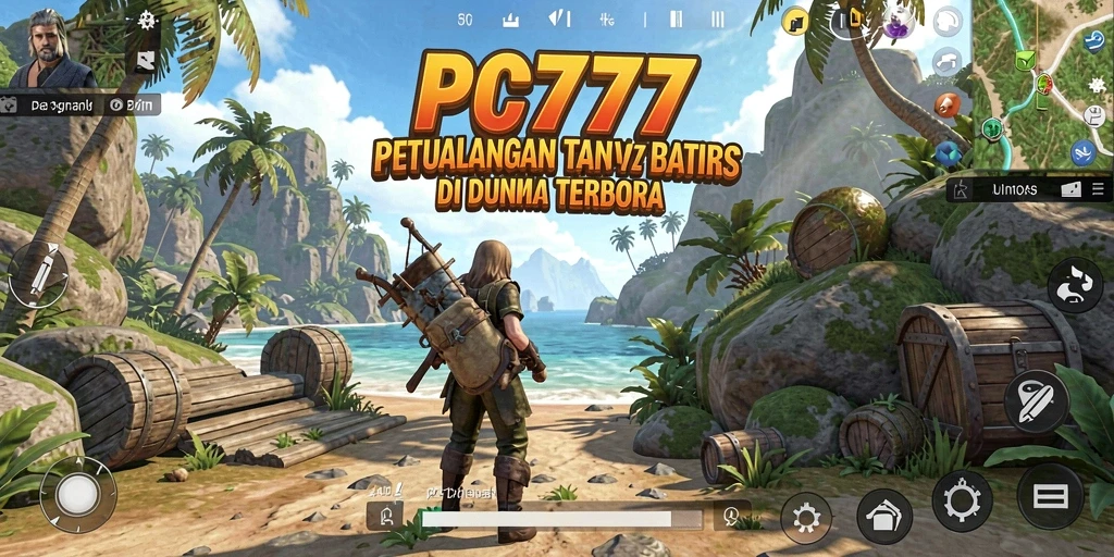 Screenshot gameplay <strong>PC777</strong> yang menampilkan petualangan di dunia terbuka.