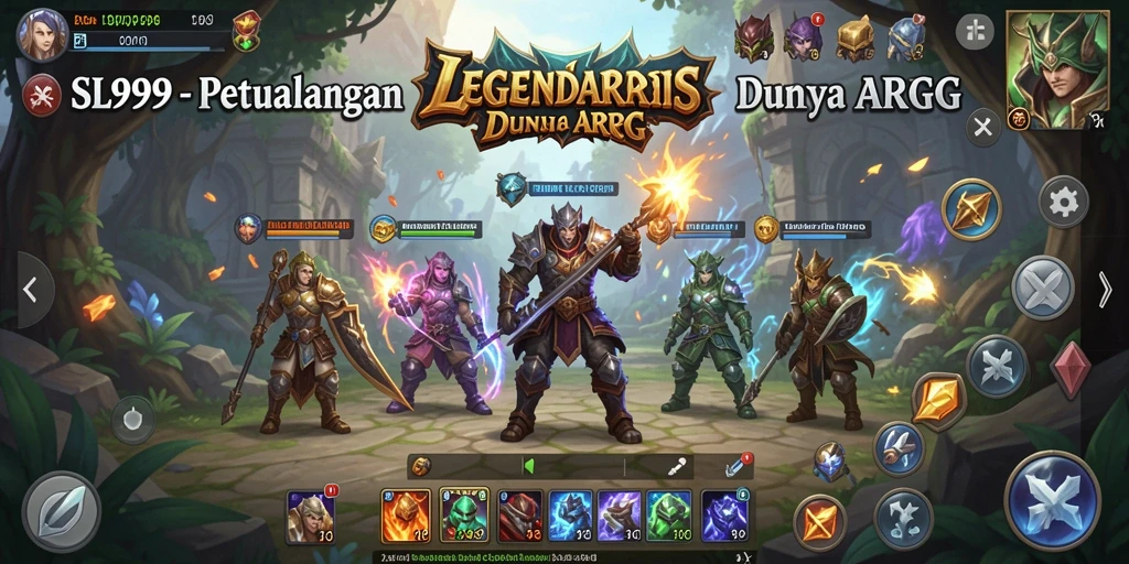 Tampilan gameplay seru dan aksi mendebarkan di SL999.