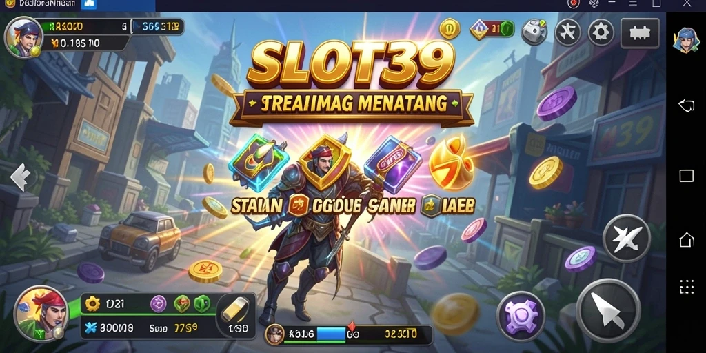 Screenshot gameplay SLOT39 dengan elemen strategi yang mendebarkan.