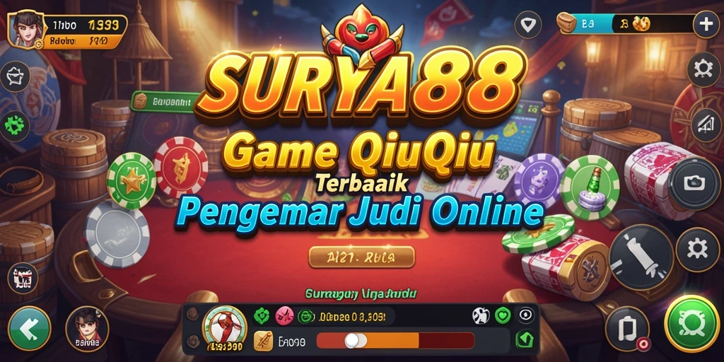 Screenshot utama SURYA88 menampilkan gameplay QiuQiu yang seru.