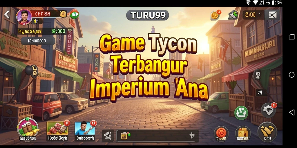 Screenshot gameplay TURU99 yang menunjukkan strategi bisnis yang menarik.