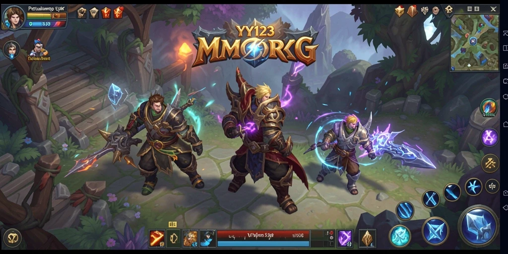 Tangkap aksi seru dalam gameplay MMORPG YY123.