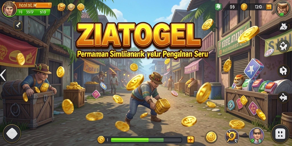Tangkapan layar gameplay ZIATOGEL yang menampilkan aksi simulasi yang mendebarkan.